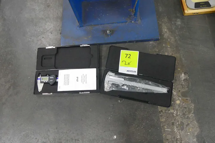 2x Messchieber-Sets Precitool und HOLEX